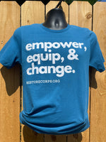 Restore Corps T-Shirt Teal